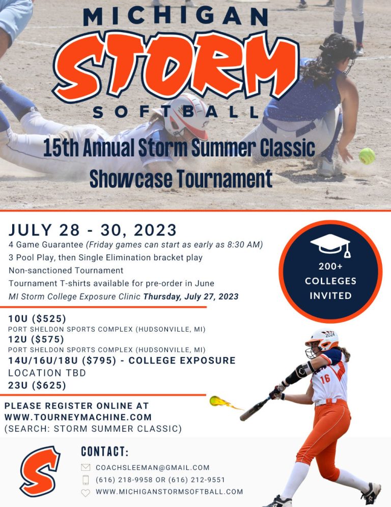 Storm Summer Classic Michigan Storm Softball
